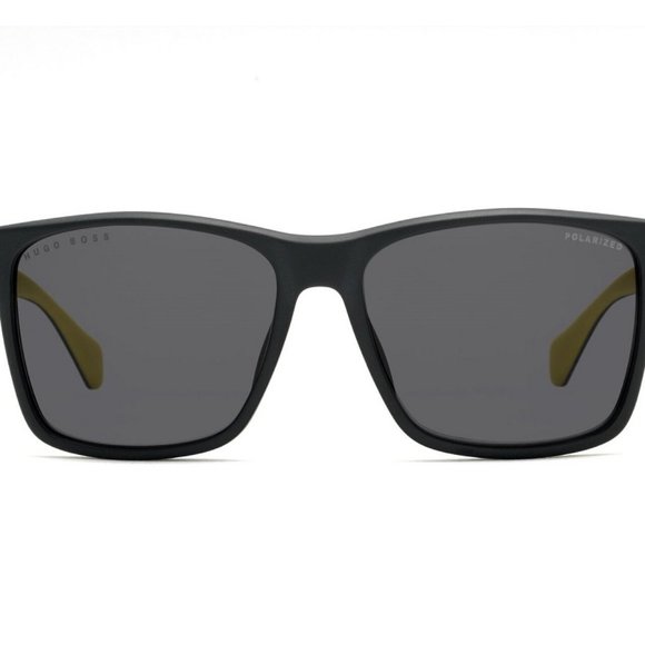 Hugo Boss Accessories Hugo Boss Men Sunglasses Matte Grey Acetate